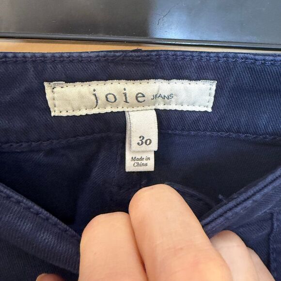Joie size 30 so real skinny navy blue cargo pants - Picture 2 of 6